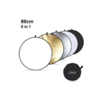 عاكس إضاءة 5 في 1 – بحجم 80 سم