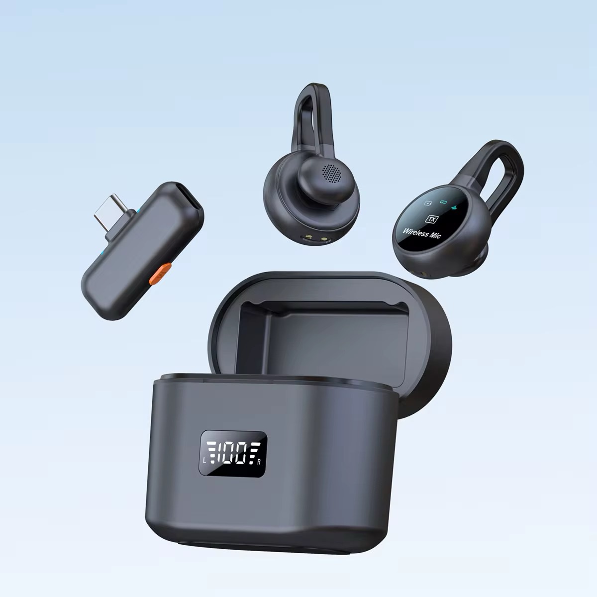 مايكروفون لاسلكي صغير للآيفون والأندرويد